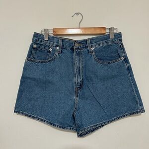 Levi’s Classic Blue Denim Women's Shorts